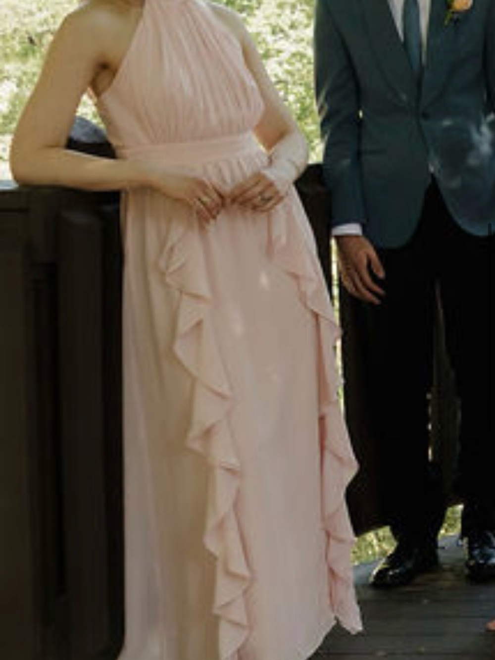 Birdy Grey Joyce Dress in Blush Pink Medium